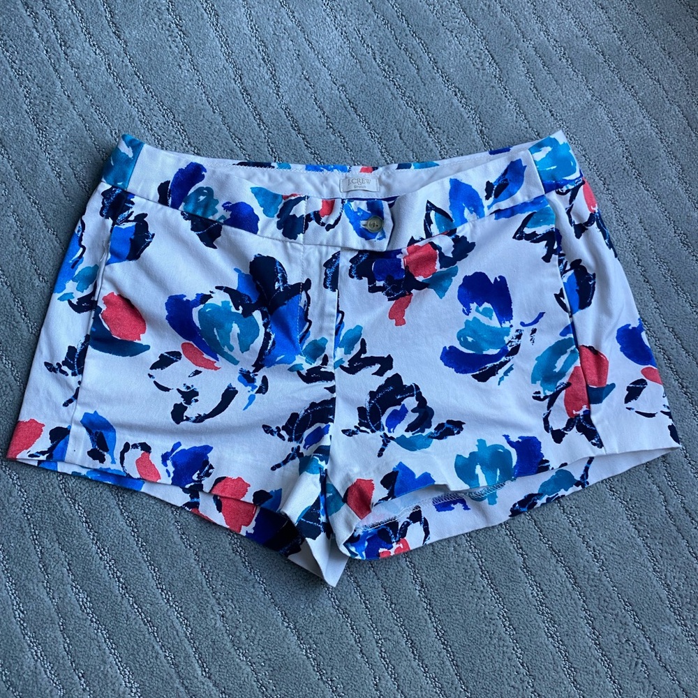 J.Crew Stretch Women’s Floral Shorts Size 10